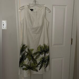 Talbots linen shift dress